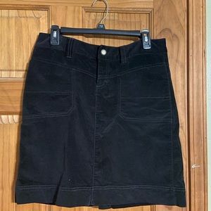 Super soft, velvet feel black Athleta skirt